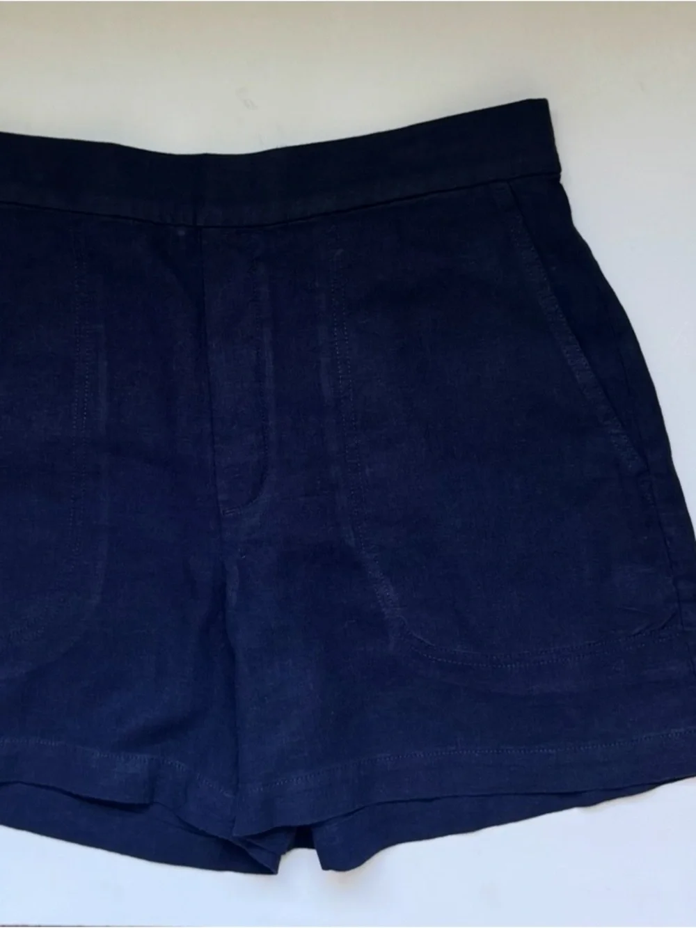 Banana Republic Anyday High Rise Linen-Blend Shorts